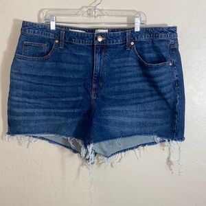Universal Thread Vintage midi jean shorts.